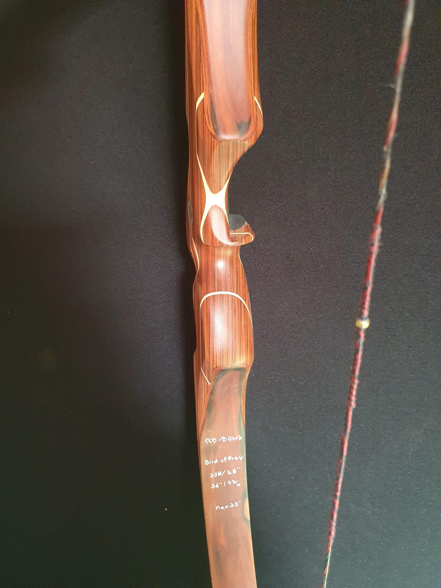 RD Bird of Prey Único Jagdrecurve, Linkshand, 56 Zoll 30 lbs – Detail 3
